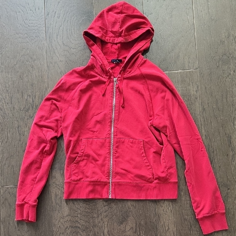 GAP Cherry Red Hoodie with Zipper